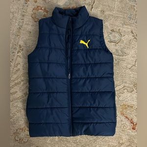 Puma big boys warm vest. Great condition never worn.
